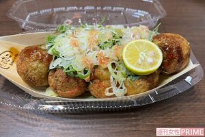 日本の『銀だこ』で販売しているドジャースとのコラボ商品『スパイシーキャビア~明太だれとすだち~』