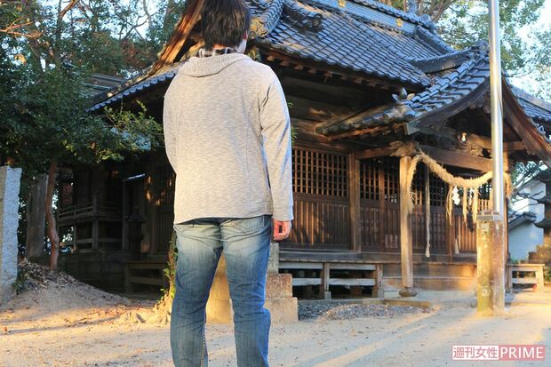 いじめの現場となった神社。ここでも和威さんは加害者からエアガンで撃たれた
