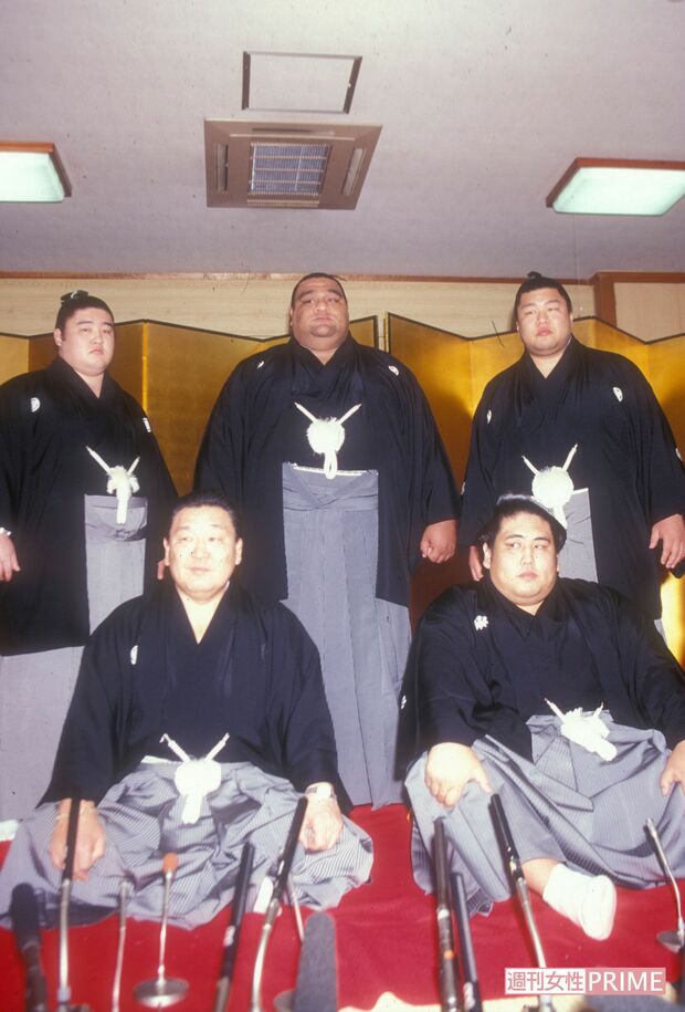 平成12年に大関に昇進した雅山（現・二子山親方）