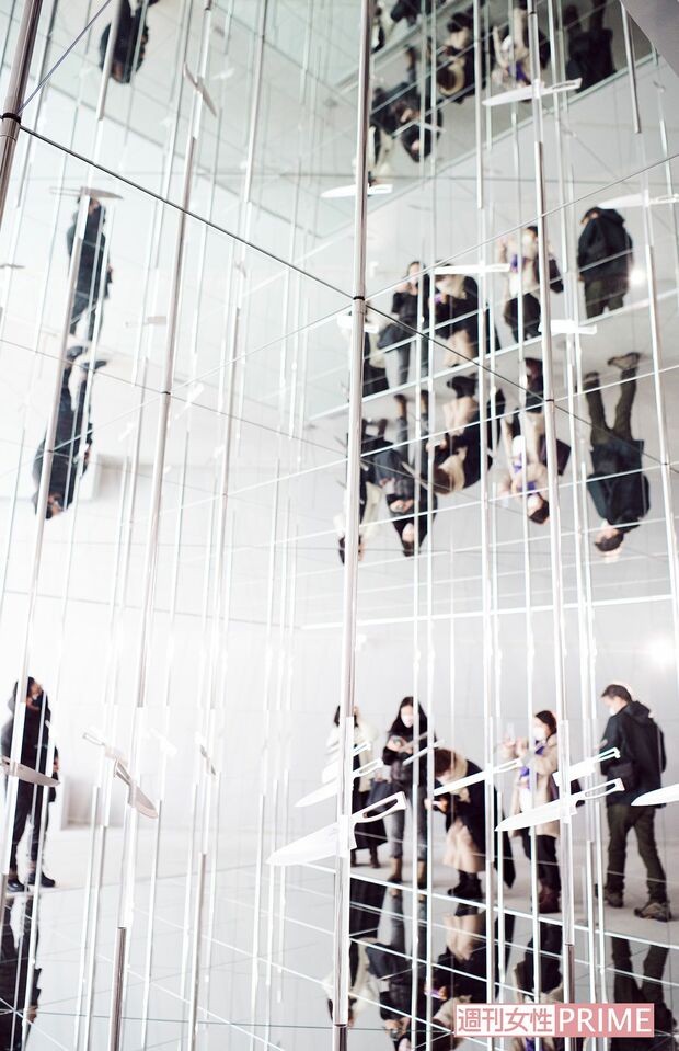 金沢21世紀美術館に展示された川崎和男氏の作品を再現　撮影／山田智絵