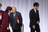 ミラノ・コルティナ冬季オリンピックTEAM  JAPAN結団式に出席した秋篠宮ご夫妻と猪谷千春さん（2026年1月18日）
