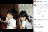 ベッキーの妹との幼い頃の写真（'19年4月・本人のインスタグラムより）