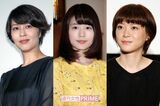 左から松たか子、有村架純、上野樹里