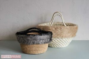 『3時間でできるかごバッグ』 撮影/廣瀬靖士 スタイリング/川村繭美