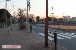 夫婦がよく散歩していたコース。バス停2つぶんくらい平気で歩き往復していたという