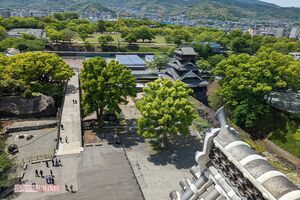 熊本城・天守閣からの眺め(2022年撮影) 撮影/編集部