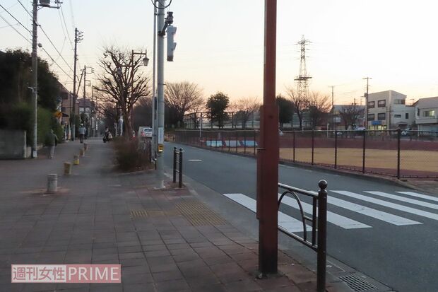 夫婦がよく散歩していたコース。バス停２つぶんくらい平気で歩き往復していたという