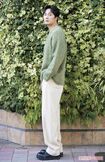 「僕と恋愛したら、3食、責任をもって料理します!」と話すチョン・イル(撮影/吉岡竜紀)