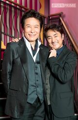 鹿賀丈史、市村正親　撮影／佐藤靖彦