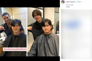 左が大谷翔平、右が大谷“似”翔平（井手口佳暉のインスタグラムより）