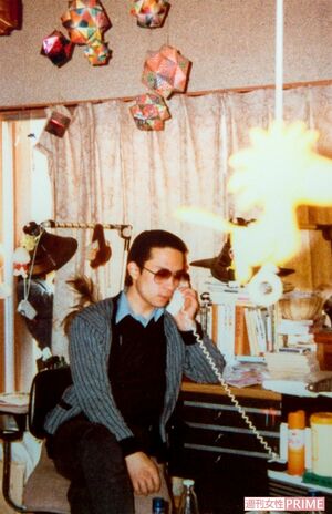 デビュー後の仕事部屋。スヌーピーは作品中にも遊び心でたびたび登場