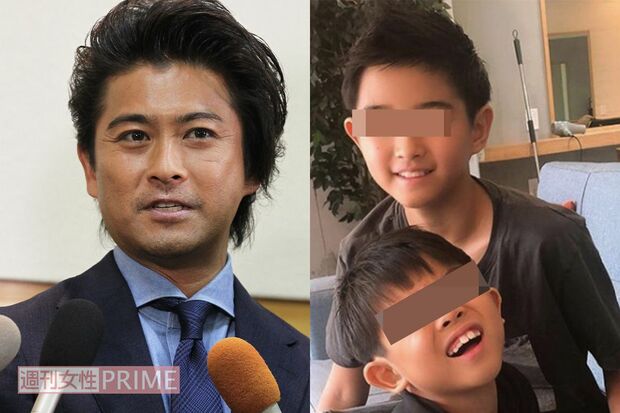 山口達也と息子（インスタより、一部加工）