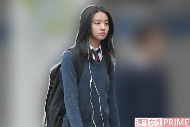 '18年11月下旬、下校途中のkoki,