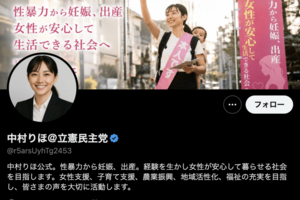 立憲民主党党員がAIで作成・運用していると思われるアカウント(該当Xアカウントより)