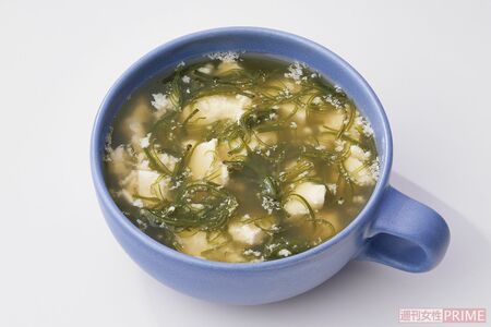 メカブ豆腐スープ 撮影/廣瀬靖士