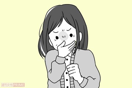 吐き気、嘔吐 イラスト/青井亜衣