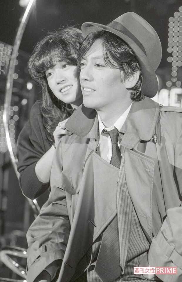 音楽バラエティー『沢田研二ショー』制作発表で'82年デビューの中森明菜と一緒に（'83年撮影）写真／週刊女性写真班