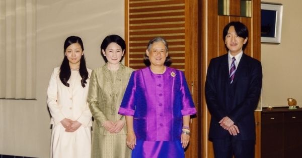  秋篠宮ご夫妻とともに、タイのシリントーン王女との夕食会にご出席（4月23日）