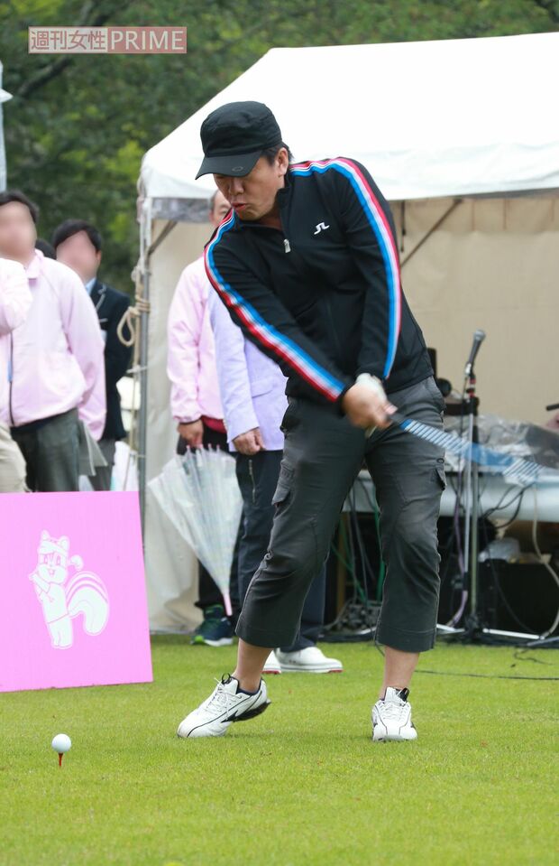 2014年、『たかの友梨CUP』チャリティーゴルフに参加した堀江貴文氏2