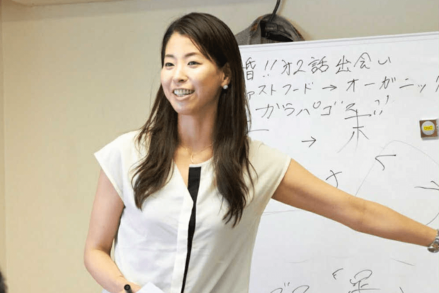 婚活セミナーで講師をしていた当時の石田さん