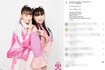 ダンスヴォーカルユニット『PINK PRETZEL』の鎌田英怜奈（左）と鈴木夢（公式インスタグラムより）
