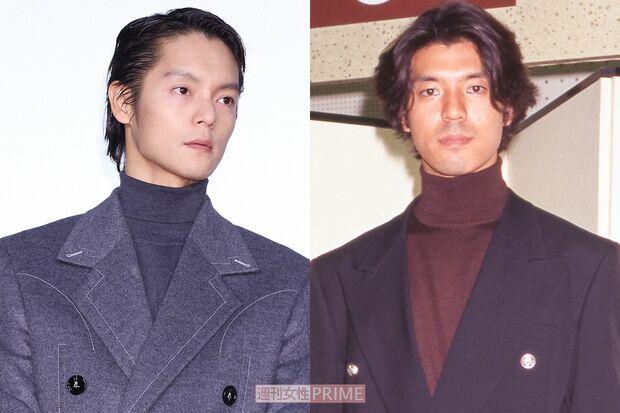 （左から）窪田正孝（'22年）、上川隆也（'96年）