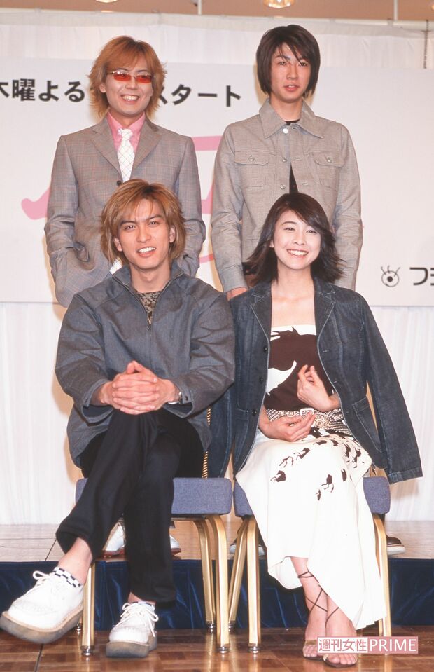 竹内結子、相葉雅紀、つんく♂らと共演した主演ドラマ『ムコ殿』（ '01年）。作品で演じた桜庭裕一郎として写真集が発売され、5日間で10万部を突破。劇中歌『ひとりぼっちのハブラシ』が収録されたシングルもオリコン1位に