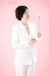 寺島しのぶ　撮影／齋藤周造　ヘアメイク／片桐直樹　スタイリスト／中井綾子（crepe）