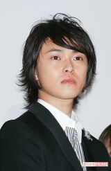 勝地涼。映画『亡国のイージス』初日舞台挨拶（ '05年撮影）