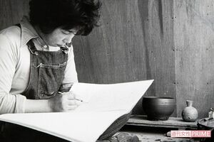 離婚後も、2人の子どもたちの学費を払い、ひとりで育てていくために黙々と作品作りに取り組んだ