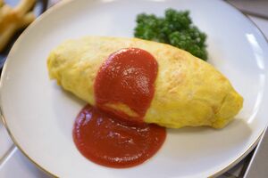 たっぷり卵のオムライス