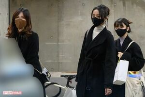 左から工藤静香、Koki,、Cocomi(2021年撮影)