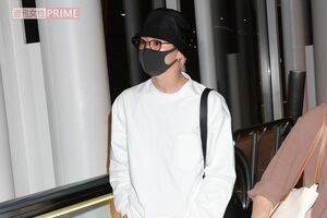 2024年5月22日、羽田空港第3ターミナルに到着した佐久間大介