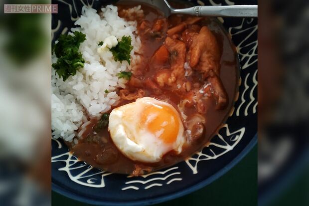 鶏手羽は残り野菜とカレーに。数食分を作って冷蔵＆冷凍に。翌日はカレーうどんで楽しむ