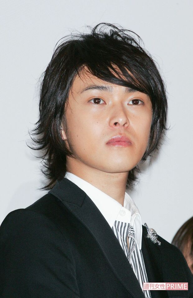 勝地涼。映画『亡国のイージス』初日舞台挨拶（'05年撮影）