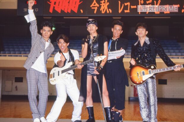 1994年9月、デビュー間もない5人組のTOKIO。初ライブは日本武道館で行われた