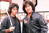 ‘82年の映画『龍の忍者』で共演したコナン・リー（右）と真田広之（関係者提供）