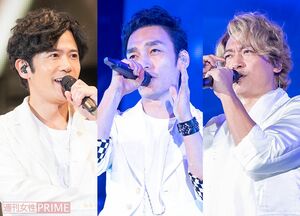 新しい地図（写真左から）稲垣吾郎、草なぎ剛、香取慎吾　撮影／釘野孝宏、上山陽介