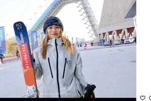 フリースタイルスキー・スロープスタイル元女子代表の近藤心音(本人のインスタグラムより)
