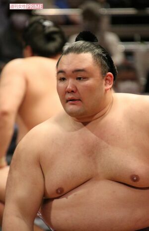 大関・朝乃山　撮影／marikatu