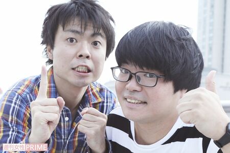 ライスの二人（左が田所仁、右が関町知弘）　撮影／森田晃博