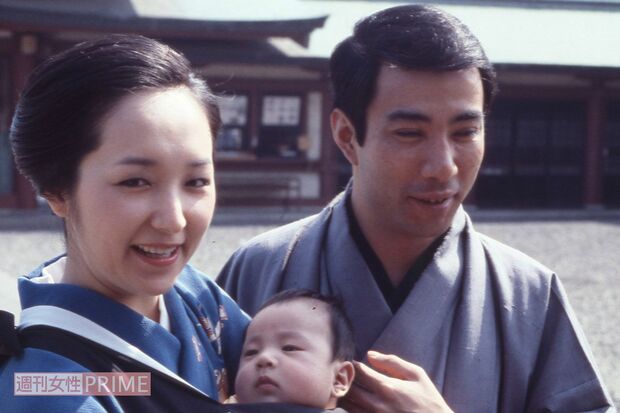 十代目市川海老蔵・希実子夫妻_長男（堀越寶世)お宮参り