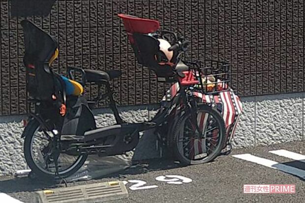 太田亜紀子容疑者が使用していたと思われる電動ママチャリ