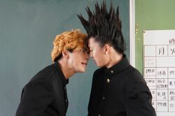 新日曜ドラマ『今日から俺は!!』
10月14日スタート。日本テレビ系。夜10時30分～。
出演／賀来賢人、伊藤健太郎、清野菜名ほか