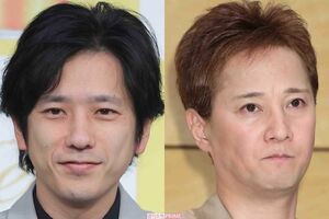 左から二宮和也と中居正広