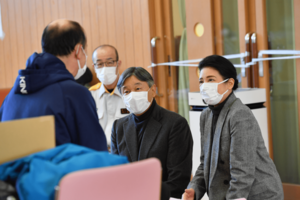 3月22日、元日に発生した能登半島地震で甚大な損害を受けた輪島市を訪問した両陛下