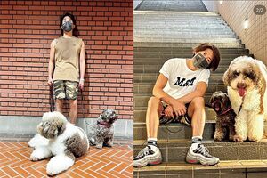 夏の“さんさん”コーデ。鍛えた身体がまぶしい！スラッときれいな生脚は国宝級。（木村拓哉のインスタグラムより）