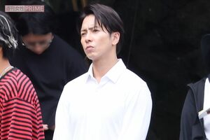 2023年9月下旬、『正直不動産2』の撮影に臨む山下智久