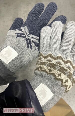 プレゼントしてくれたおそろいの手袋