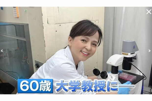 2025年4月からは大学教授になるといういとうまい子(『めざましmedia』のホームページより)